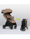 BN-LO-INGRID_BEIGE_SAND,Carucior sport, Lionelo, Ingrid, Capotina impermeabila cu filtru UPF50+, Pana la 22 Kg, Spatar reglabil 