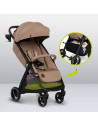 BN-LO-INGRID_BEIGE_SAND,Carucior sport, Lionelo, Ingrid, Capotina impermeabila cu filtru UPF50+, Pana la 22 Kg, Spatar reglabil 