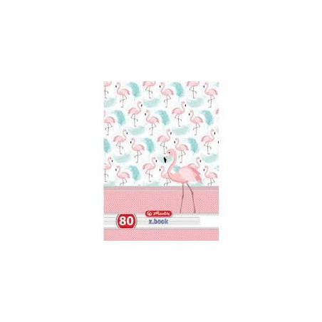 Caiet Herlitz A4 80F Dictando Flamingo Caiet Herlitz A4 80F Dictando Flamingo