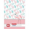 Caiet Herlitz A4 80F Dictando Flamingo Caiet Herlitz A4 80F Dictando Flamingo