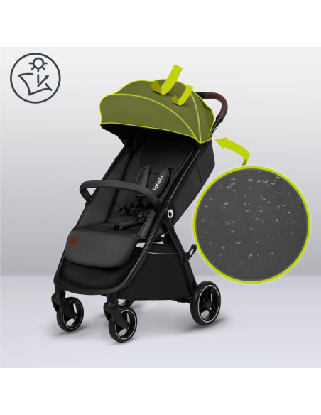 BN-LO-INGRID_GREY_STONE,Carucior sport, Lionelo, Ingrid, Capotina impermeabila cu filtru UPF50+, Pana la 22 Kg, Spatar reglabil 
