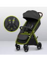BN-LO-INGRID_GREY_STONE,Carucior sport, Lionelo, Ingrid, Capotina impermeabila cu filtru UPF50+, Pana la 22 Kg, Spatar reglabil