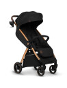 BN-LO-INGRID_BLACK_ONYX,Carucior sport, Lionelo, Ingrid, Capotina impermeabila cu filtru UPF50+, Pana la 22 Kg, Spatar reglabil