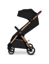 BN-LO-INGRID_BLACK_ONYX,Carucior sport, Lionelo, Ingrid, Capotina impermeabila cu filtru UPF50+, Pana la 22 Kg, Spatar reglabil