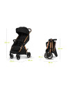 BN-LO-INGRID_BLACK_ONYX,Carucior sport, Lionelo, Ingrid, Capotina impermeabila cu filtru UPF50+, Pana la 22 Kg, Spatar reglabil