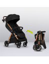 BN-LO-INGRID_BLACK_ONYX,Carucior sport, Lionelo, Ingrid, Capotina impermeabila cu filtru UPF50+, Pana la 22 Kg, Spatar reglabil
