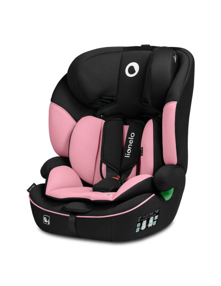 BN-LO-LEVI_I-SIZE_PINK_BABY,Scaun auto, Lionelo, Levi i-Size, Universal, Instalare FWF, Cu tetiera reglabila in 10 pozitii, Cu s