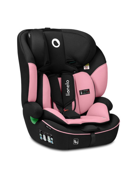 BN-LO-LEVI_I-SIZE_PINK_BABY,Scaun auto, Lionelo, Levi i-Size, Universal, Instalare FWF, Cu tetiera reglabila in 10 pozitii, Cu s