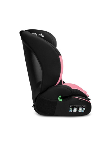 BN-LO-LEVI_I-SIZE_PINK_BABY,Scaun auto, Lionelo, Levi i-Size, Universal, Instalare FWF, Cu tetiera reglabila in 10 pozitii, Cu s