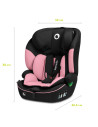 BN-LO-LEVI_I-SIZE_PINK_BABY,Scaun auto, Lionelo, Levi i-Size, Universal, Instalare FWF, Cu tetiera reglabila in 10 pozitii, Cu s