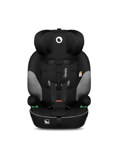 BN-LO-LEVI_I-SIZE_BLACK_GREY,Scaun auto, Lionelo, Levi i-Size, Universal, Instalare FWF, Cu tetiera reglabila in 10 pozitii, Cu 