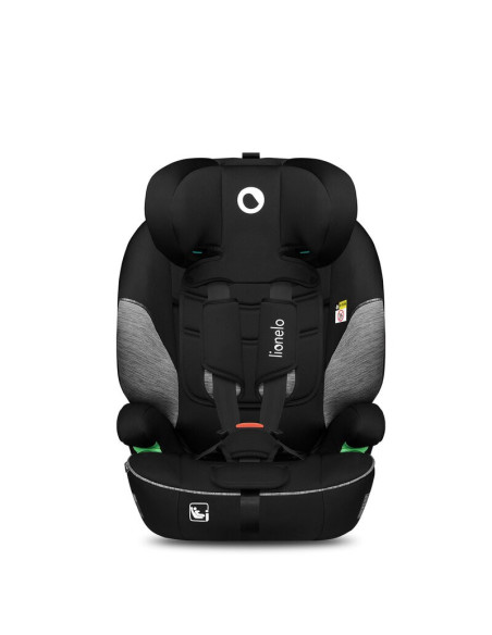 BN-LO-LEVI_I-SIZE_BLACK_GREY,Scaun auto, Lionelo, Levi i-Size, Universal, Instalare FWF, Cu tetiera reglabila in 10 pozitii, Cu 