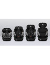 BN-LO-LEVI_I-SIZE_BLACK_GREY,Scaun auto, Lionelo, Levi i-Size, Universal, Instalare FWF, Cu tetiera reglabila in 10 pozitii, Cu 