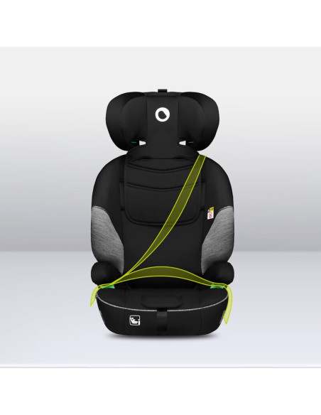 BN-LO-LEVI_I-SIZE_BLACK_GREY,Scaun auto, Lionelo, Levi i-Size, Universal, Instalare FWF, Cu tetiera reglabila in 10 pozitii, Cu 