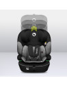 BN-LO-LEVI_I-SIZE_BLACK_GREY,Scaun auto, Lionelo, Levi i-Size, Universal, Instalare FWF, Cu tetiera reglabila in 10 pozitii, Cu 