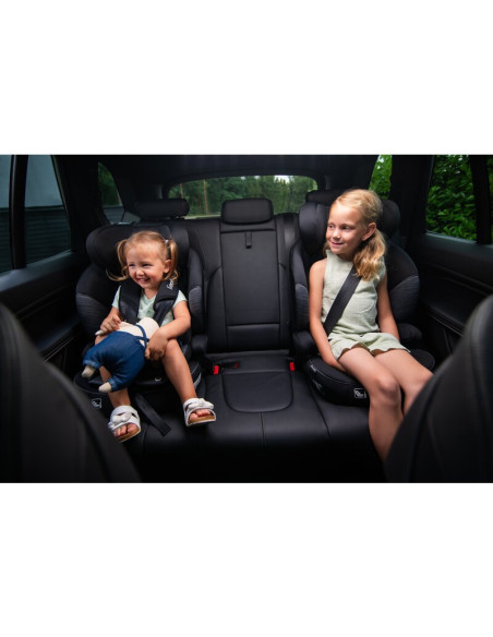 BN-LO-LEVI_I-SIZE_BLACK_GREY,Scaun auto, Lionelo, Levi i-Size, Universal, Instalare FWF, Cu tetiera reglabila in 10 pozitii, Cu 
