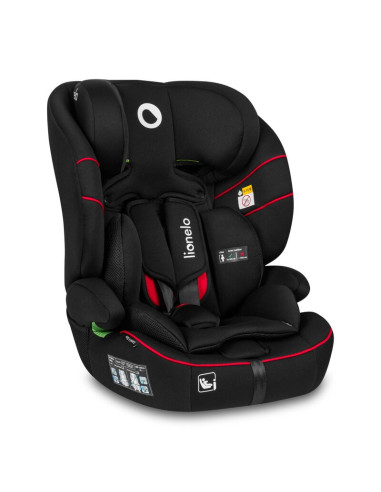 BN-LO-LEVI_I-SIZE_SPORTY_BLACK,Scaun auto, Lionelo, Levi i-Size, Universal, Instalare FWF, Cu tetiera reglabila in 10 pozitii, C