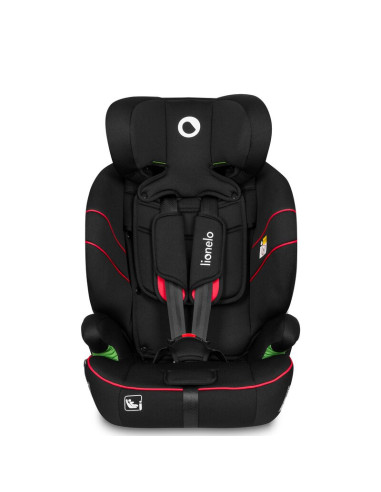 BN-LO-LEVI_I-SIZE_SPORTY_BLACK,Scaun auto, Lionelo, Levi i-Size, Universal, Instalare FWF, Cu tetiera reglabila in 10 pozitii, C