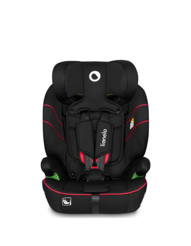 BN-LO-LEVI_I-SIZE_SPORTY_BLACK,Scaun auto, Lionelo, Levi i-Size, Universal, Instalare FWF, Cu tetiera reglabila in 10 pozitii, C