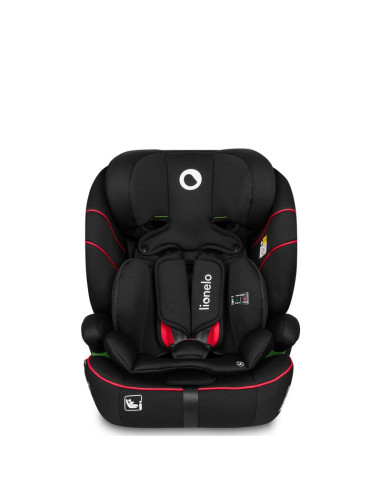 BN-LO-LEVI_I-SIZE_SPORTY_BLACK,Scaun auto, Lionelo, Levi i-Size, Universal, Instalare FWF, Cu tetiera reglabila in 10 pozitii, C