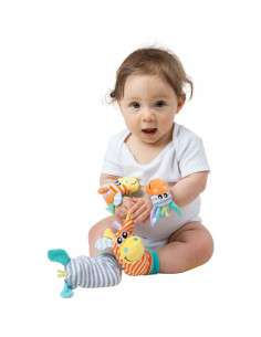 BN-188406,Set jucarii zornaitoare, Playgro, Include sosete interactive si 2 bratari, Inchidere cu velcro, Stimuleaza dezvoltarea 2