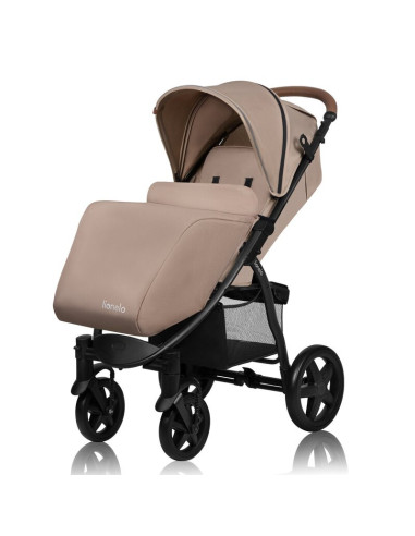 BN-LO-ANNET_PLUS_BEIGE_SAND,Carucior sport, Lionelo, Annet Plus, De la nastere, Cu accesorii si capotina XXL reglabila, 0 - 22 K