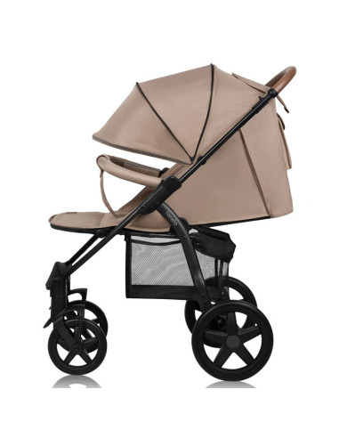 BN-LO-ANNET_PLUS_BEIGE_SAND,Carucior sport, Lionelo, Annet Plus, De la nastere, Cu accesorii si capotina XXL reglabila, 0 - 22 K