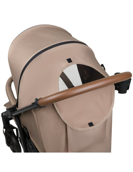 BN-LO-ANNET_PLUS_BEIGE_SAND,Carucior sport, Lionelo, Annet Plus, De la nastere, Cu accesorii si capotina XXL reglabila, 0 - 22 K