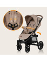 BN-LO-ANNET_PLUS_BEIGE_SAND,Carucior sport, Lionelo, Annet Plus, De la nastere, Cu accesorii si capotina XXL reglabila, 0 - 22 K