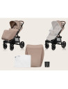 BN-LO-ANNET_PLUS_BEIGE_SAND,Carucior sport, Lionelo, Annet Plus, De la nastere, Cu accesorii si capotina XXL reglabila, 0 - 22 K