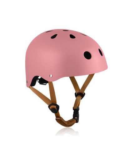 BN-LO-HELMET_PINK_ROSE,Casca pentru copii, Lionelo, Reglabila 50-56 cm, Din ABS si EPS, Conform cu standardul EN1078, Roz