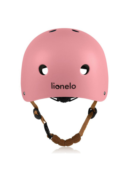 BN-LO-HELMET_PINK_ROSE,Casca pentru copii, Lionelo, Reglabila 50-56 cm, Din ABS si EPS, Conform cu standardul EN1078, Roz
