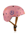 BN-LO-HELMET_PINK_ROSE,Casca pentru copii, Lionelo, Reglabila 50-56 cm, Din ABS si EPS, Conform cu standardul EN1078, Roz