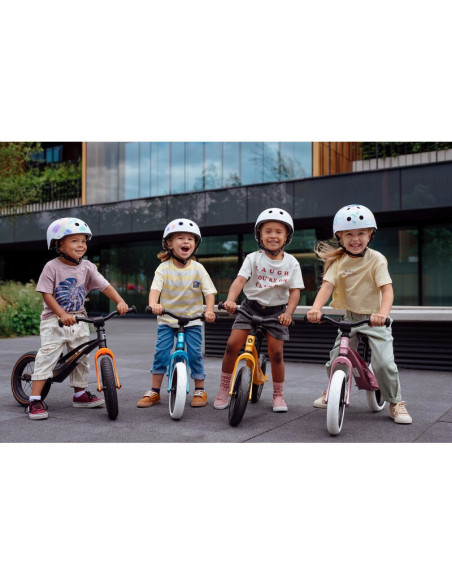 BN-LO-HELMET_PINK_ROSE,Casca pentru copii, Lionelo, Reglabila 50-56 cm, Din ABS si EPS, Conform cu standardul EN1078, Roz