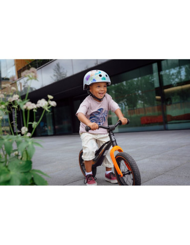 BN-LO-HELMET_PINK_ROSE,Casca pentru copii, Lionelo, Reglabila 50-56 cm, Din ABS si EPS, Conform cu standardul EN1078, Roz