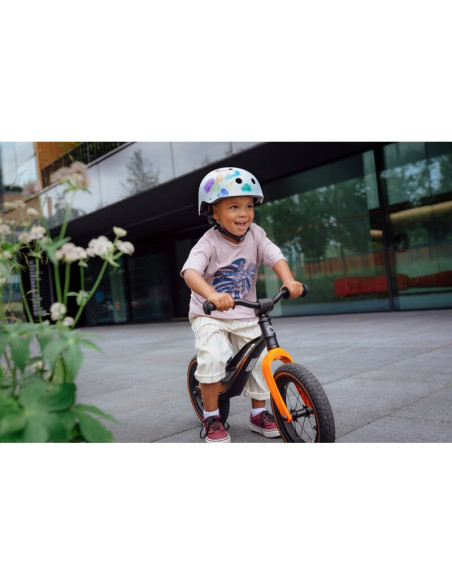 BN-LO-HELMET_PINK_ROSE,Casca pentru copii, Lionelo, Reglabila 50-56 cm, Din ABS si EPS, Conform cu standardul EN1078, Roz