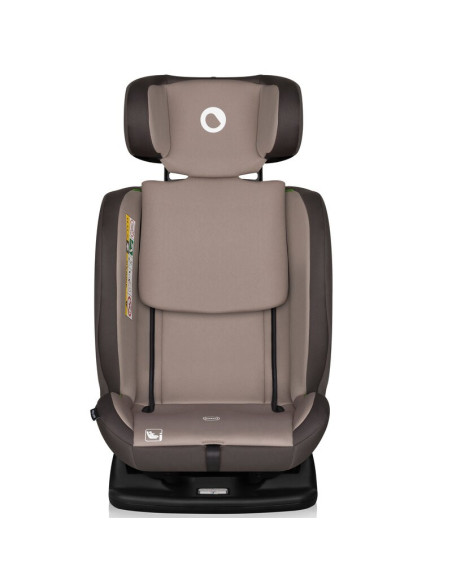 BN-LO-AART_I-SIZE_BEIGE_LATTE,Scaun auto, Lionelo, Aart i-Size, Cu spatar inclinabil in 4 pozitii, Cu tetiera reglabila in 13 po