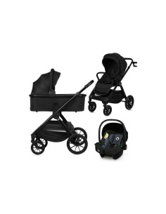 BN-LO-LAYLA_3IN1_BLACK_ONYX,Carucior 3 in 1, Lionelo, Layla, Pana la 22 kg, Cadru aluminiu, Cu landou intarit si salteluta din s