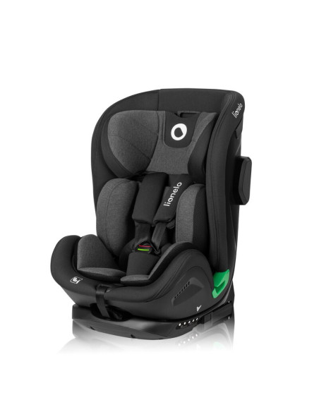 BN-LO-HARPER_I-SIZE_BLACK_CARBON_GREY,Scaun auto, Lionelo, Harper i-Size, Isofix, Cu centura TopTether, Cu spatar inclinabil in 