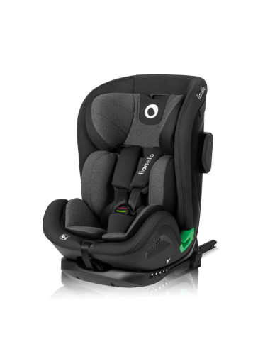 BN-LO-HARPER_I-SIZE_BLACK_CARBON_GREY,Scaun auto, Lionelo, Harper i-Size, Isofix, Cu centura TopTether, Cu spatar inclinabil in 