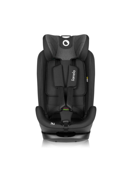 BN-LO-HARPER_I-SIZE_BLACK_CARBON_GREY,Scaun auto, Lionelo, Harper i-Size, Isofix, Cu centura TopTether, Cu spatar inclinabil in 