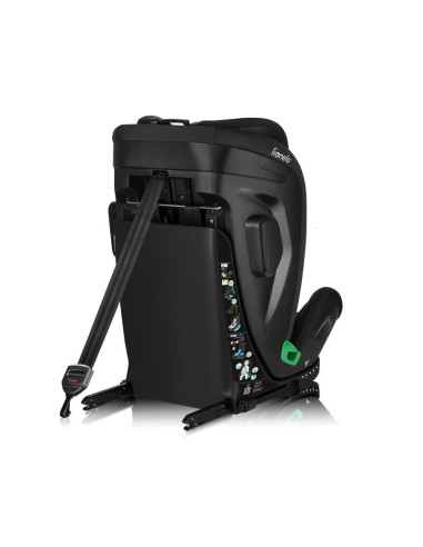 BN-LO-HARPER_I-SIZE_BLACK_CARBON_GREY,Scaun auto, Lionelo, Harper i-Size, Isofix, Cu centura TopTether, Cu spatar inclinabil in 
