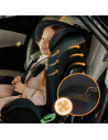 BN-LO-HARPER_I-SIZE_BLACK_CARBON_GREY,Scaun auto, Lionelo, Harper i-Size, Isofix, Cu centura TopTether, Cu spatar inclinabil in