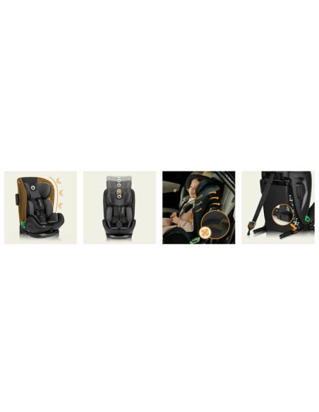 BN-LO-HARPER_I-SIZE_BLACK_CARBON_GREY,Scaun auto, Lionelo, Harper i-Size, Isofix, Cu centura TopTether, Cu spatar inclinabil in 