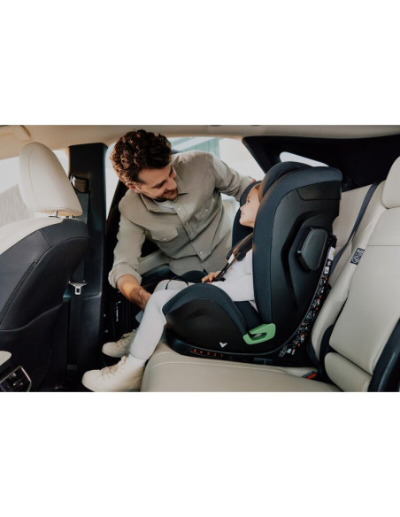 BN-LO-HARPER_I-SIZE_BLACK_CARBON_GREY,Scaun auto, Lionelo, Harper i-Size, Isofix, Cu centura TopTether, Cu spatar inclinabil in 