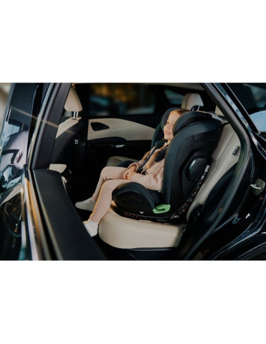 BN-LO-HARPER_I-SIZE_BLACK_CARBON_GREY,Scaun auto, Lionelo, Harper i-Size, Isofix, Cu centura TopTether, Cu spatar inclinabil in 