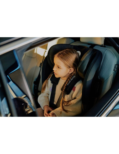 BN-LO-HARPER_I-SIZE_BLACK_CARBON_GREY,Scaun auto, Lionelo, Harper i-Size, Isofix, Cu centura TopTether, Cu spatar inclinabil in 