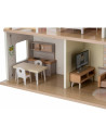 BN-85147,Casuta de papusi, Free2Play, Din lemn, Cu 13 piese de mobilier, Cu acces facil, 52 x 19,5 x 40 cm, 36 luni+, Multicolor