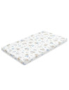 BN-53007,Saltea patut bebe, New Baby, Din spuma, Cu husa detasabila, 120x60x6 cm, 0 luni+, Blue Koala