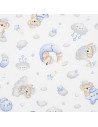 BN-53007,Saltea patut bebe, New Baby, Din spuma, Cu husa detasabila, 120x60x6 cm, 0 luni+, Blue Koala
